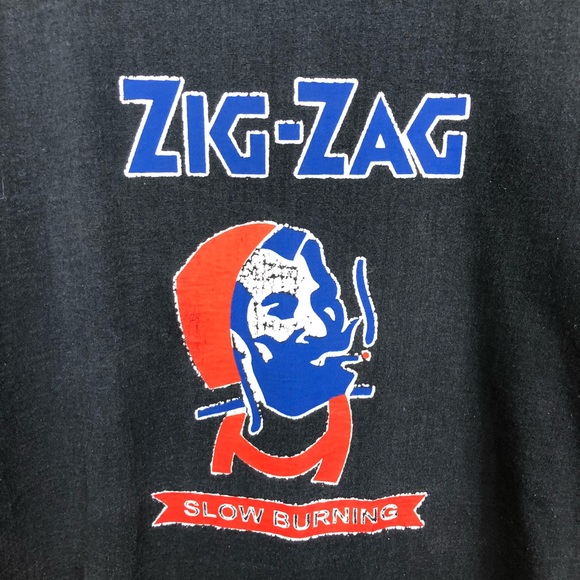 Zig Zag Graphic T-Shirt Sz XL - Picture 2 of 5